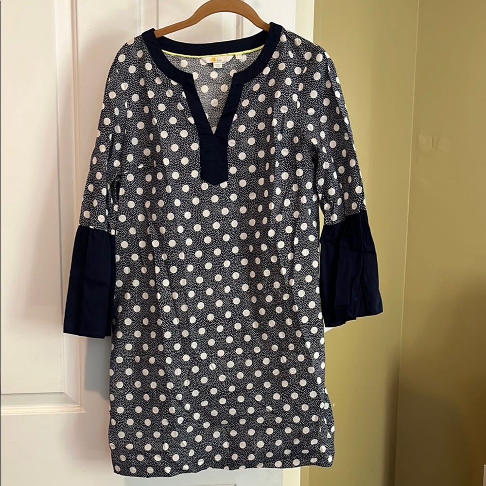 Boden Navy Polka Dot Women's Tunic